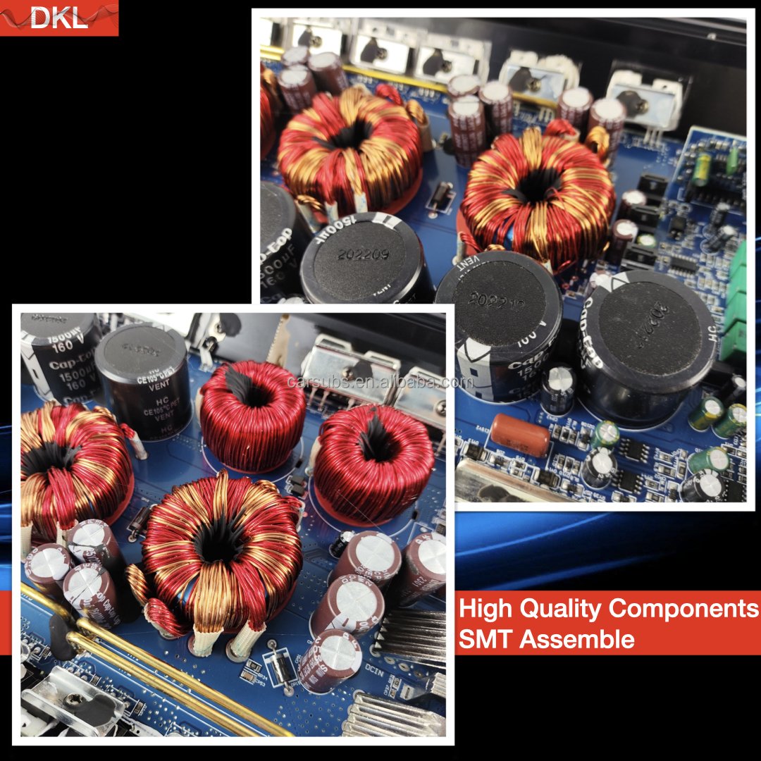 Fullrange Car Subwoofer Amplifier RMS 3000W Class D Max 1 Ohm Peak 6000W SPL Strong Bass Korean Style Car Amplifier Monoblock